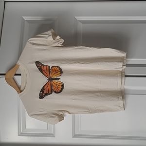 Butterfly graphic T